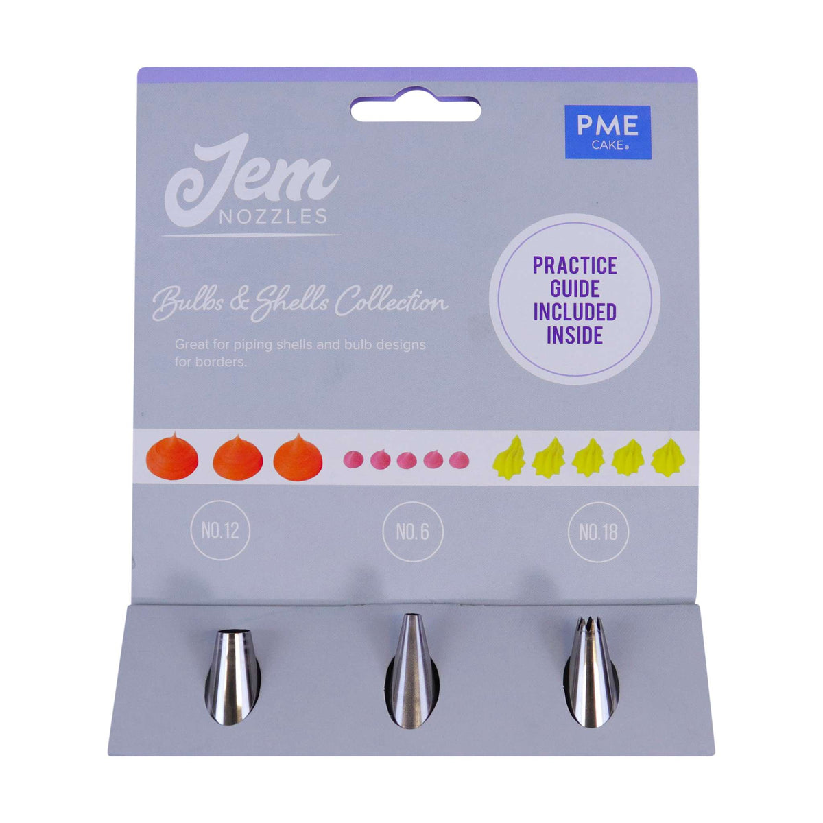 JEM Nozzles Set Of 3 Bulbs & Shells Collection