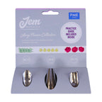 Jem-spuitmondset - Grote Bloemen-collectie, Pakket van 3