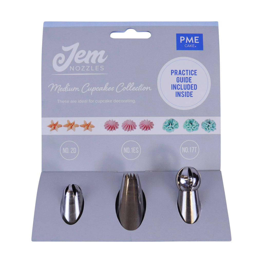 Jem Düsen-Set - Mittelgroße Cupcakes Collection, Packung mit 3