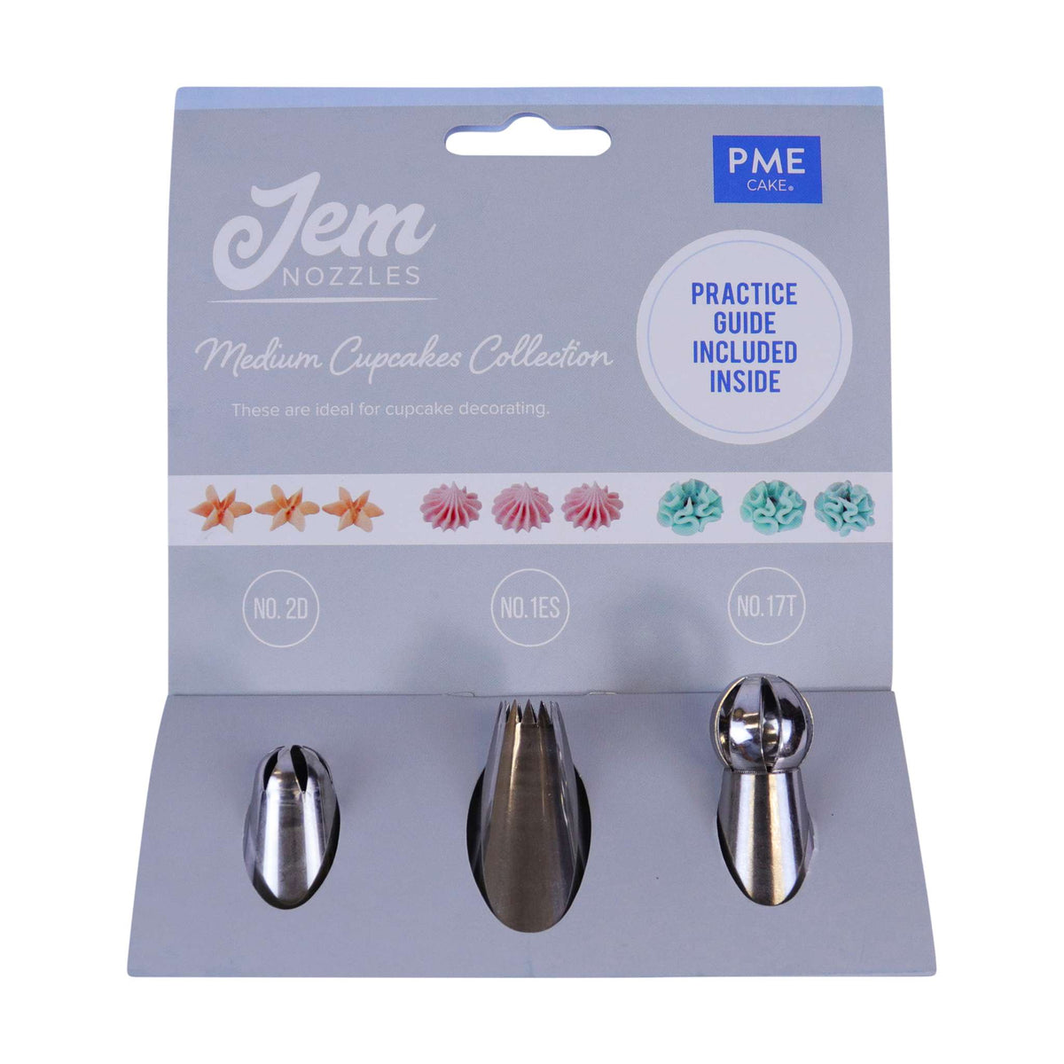 JEM Nozzles Set Of 3 Medium Cupcakes Collection