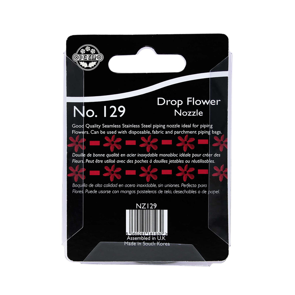 JEM Boquilla de Flor de Gota nº 129