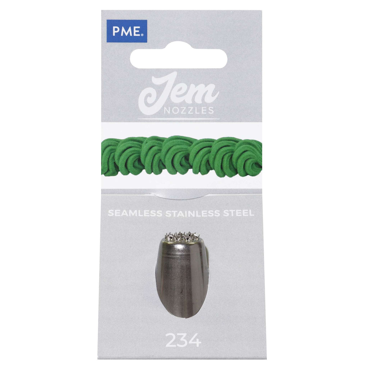 JEM Piping-Tülle - Große Haar-/Gras-MehrzweckPiping-Tülle gezackt #234