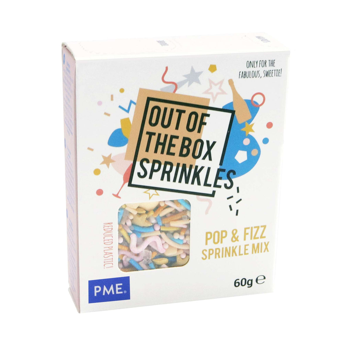 Mezcla de Sprinkles "Out the Box" - Pop & Fizz 60g