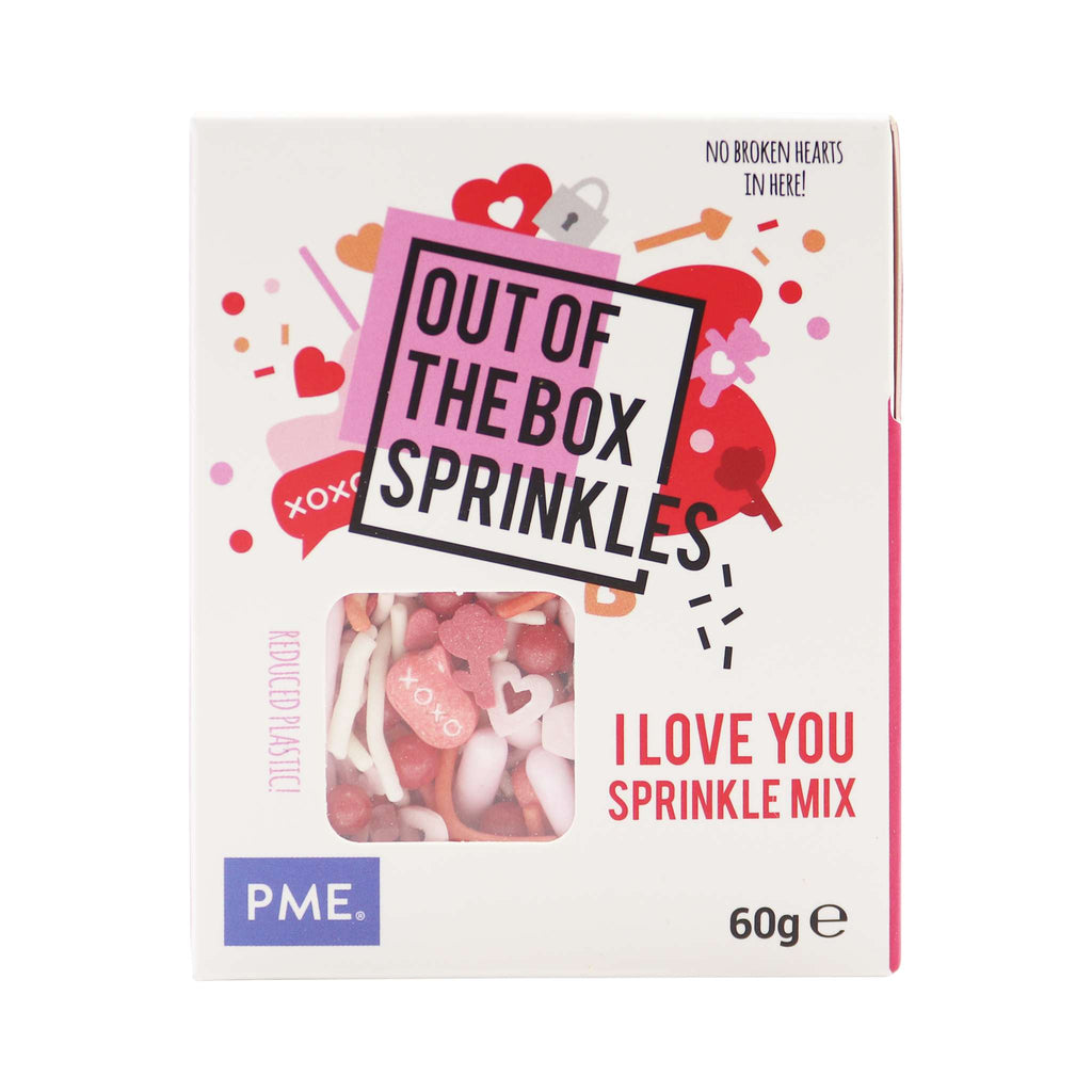 Out the Box Sprinkles en Sucre - Je t'aime 60g