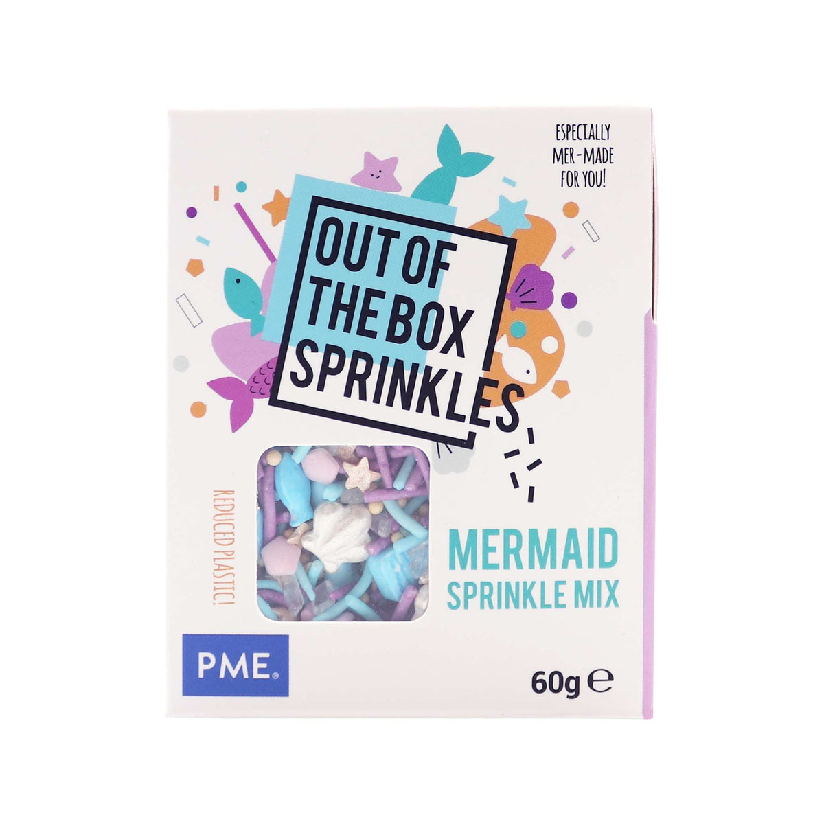 Mezcla de Sprinkles "Out the Box" - Sirena 60g