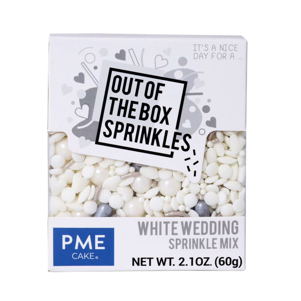 White Wedding Out Of The Box Sprinkles (60g / 2.1oz)