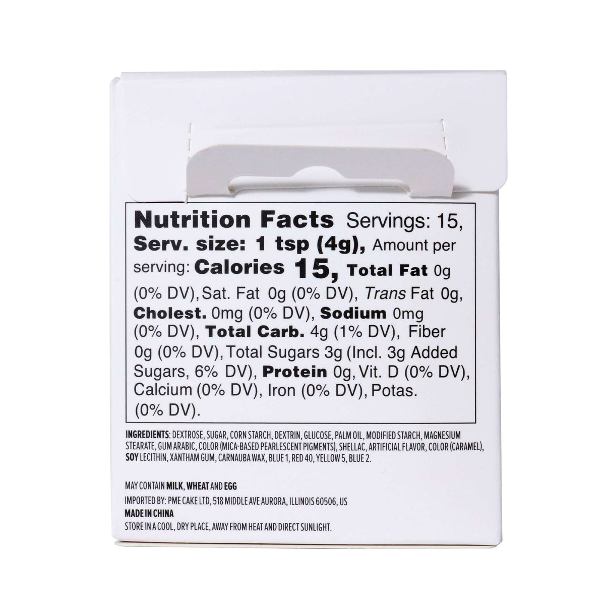 White Wedding Out Of The Box Sprinkles (60g / 2.1oz)
