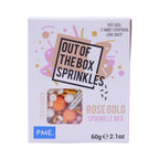 Mezcla de Sprinkles "Out the Box" - Oro Rosa 60g