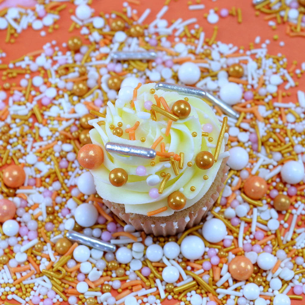 Mezcla de Sprinkles "Out the Box" - Oro Rosa 60g