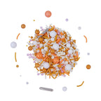 Mezcla de Sprinkles "Out the Box" - Oro Rosa 60g