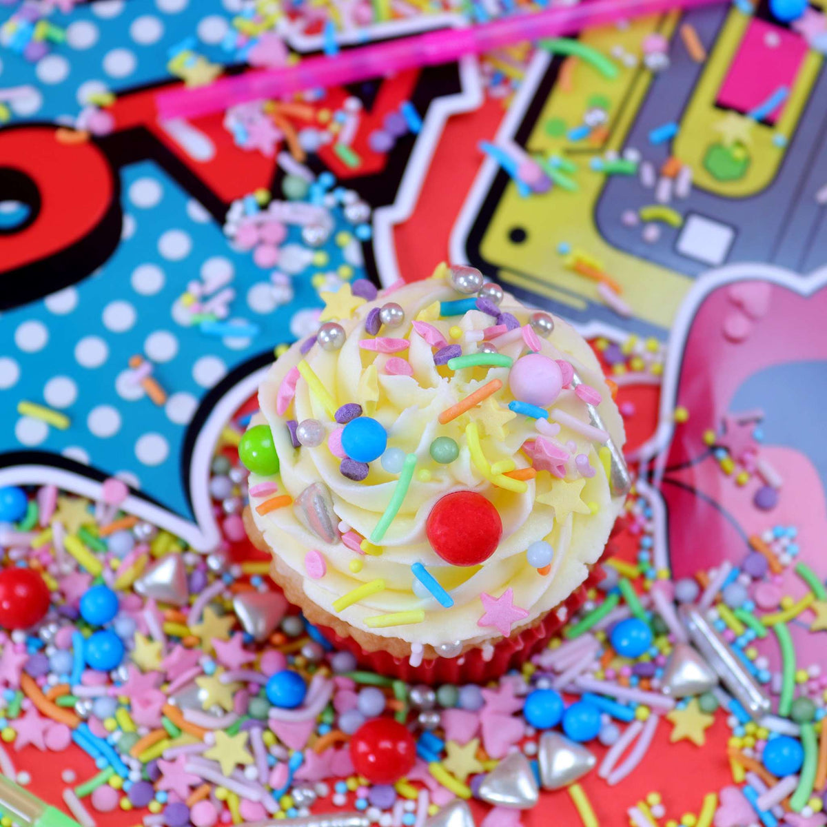 Mezcla de Sprinkles "Out the Box" - Arte Pop 60g