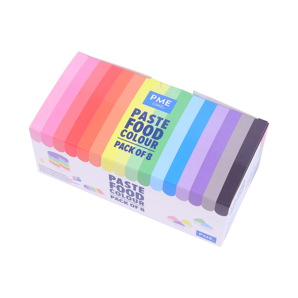 Colorante Alimentario en Pasta - Set de 8 (200g)