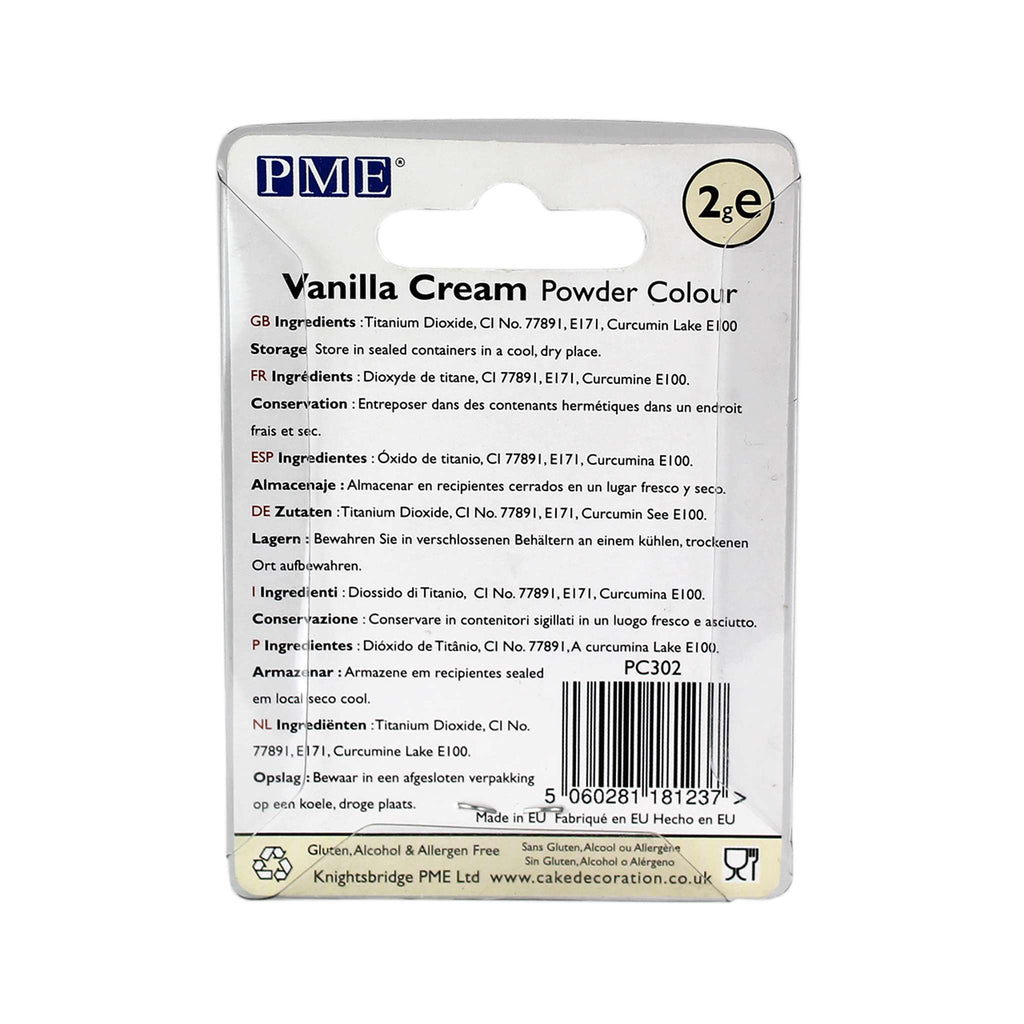 Vanilla Cream Powder Food Colour (2g)
