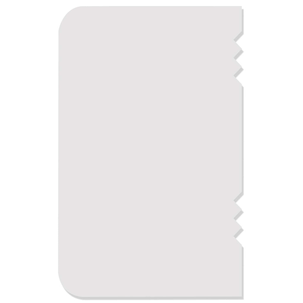 Patterned Edge Side Scrapers Set Of 4
