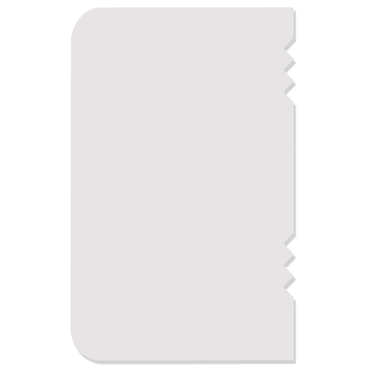 Patterned Edge Side Scrapers Set Of 4