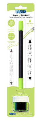 Pincel y Rotulador Fino Verde Lima