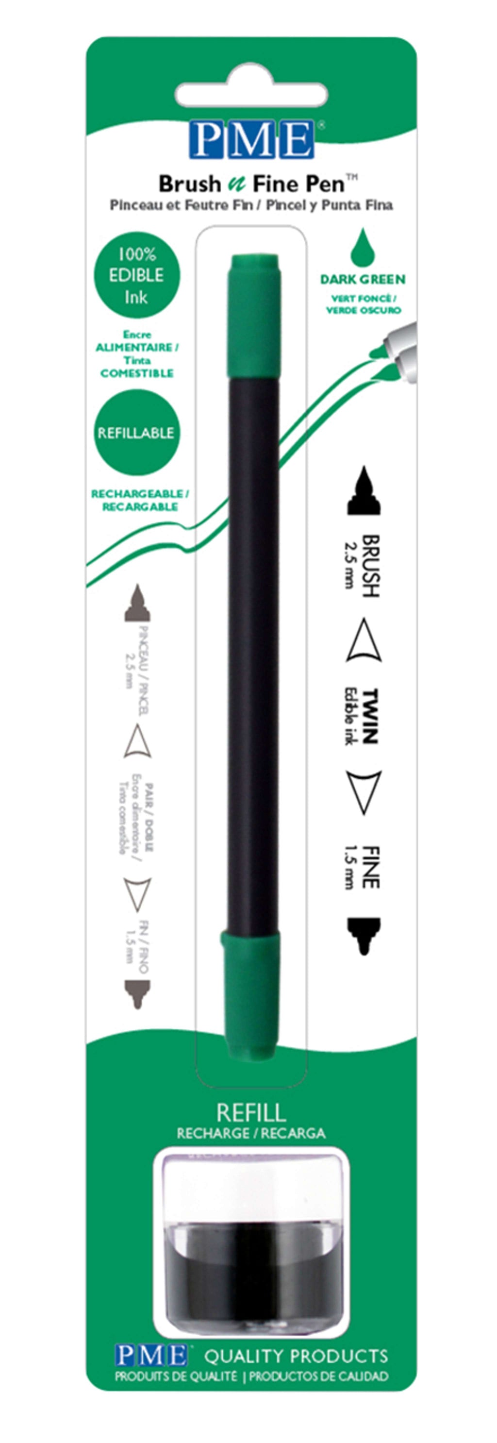 Brush & Fine Feutre alimentaire - Dark Green