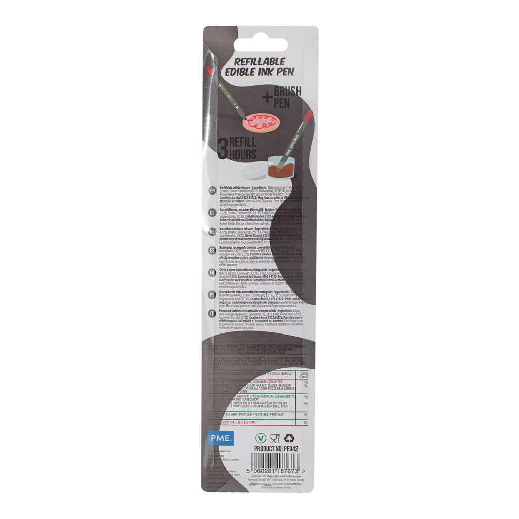 Brush & Fine Feutre alimentaire - Black
