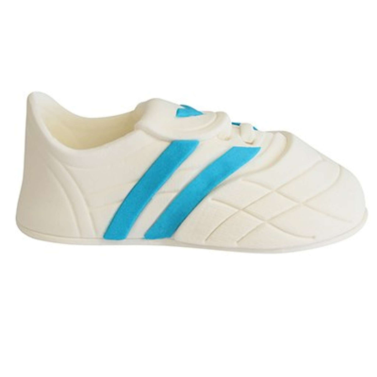 Toppers en Sucre Artisanaux - Chaussure de Sport Blanche Pk/2 (45 x 108mm / 1.77 x 4.25")