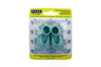 Handgefertigte Zuckeraufsätze - Blaue mittlere Baby-Boote (48 x 20mm / 1.9 x 0.75")