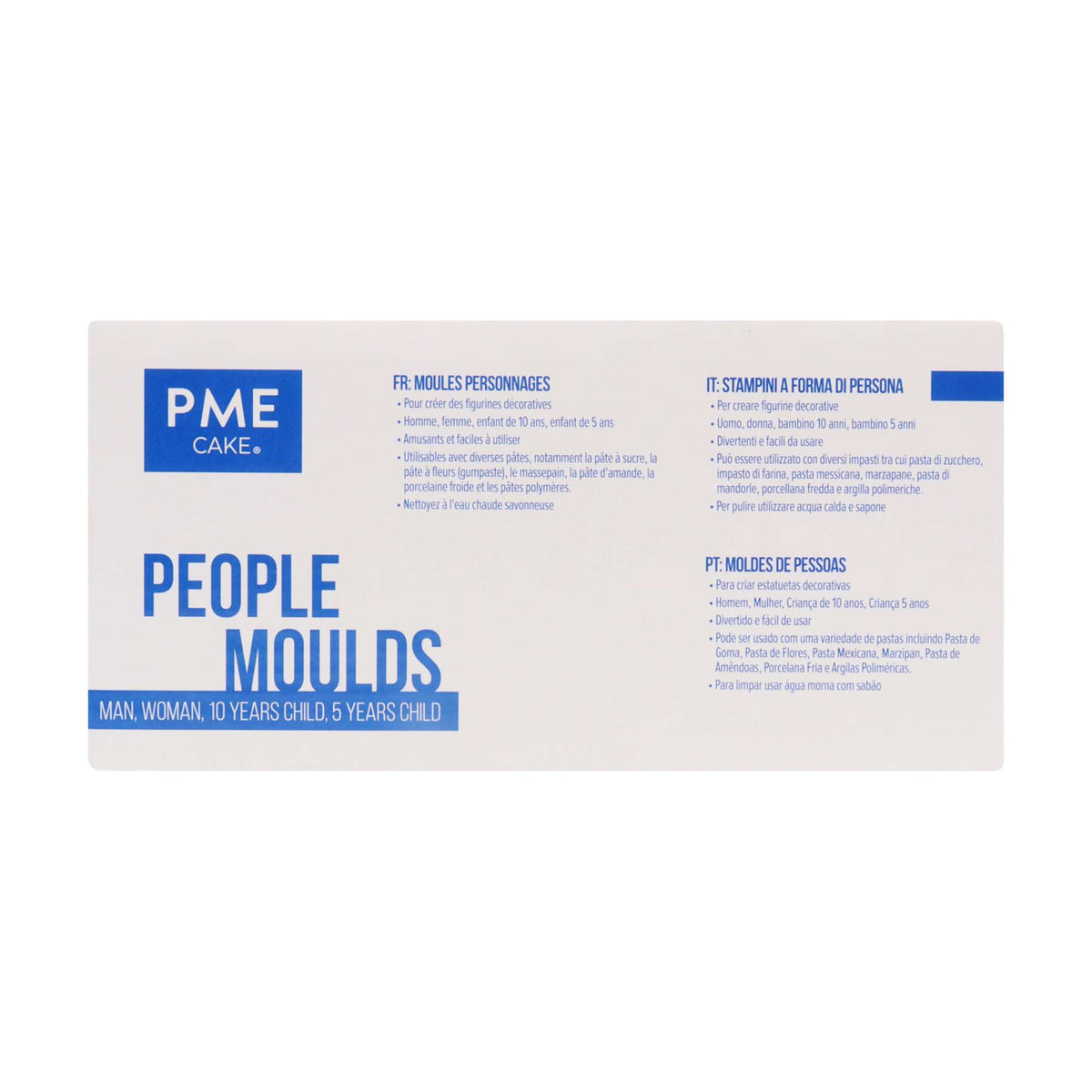 Ensemble de moules Personnages - Ensemble de 4