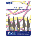 PME Modellierwerkzeuge - Ersatzklingen für Skalpellmesser, 5er-Pack (32mm / 1,3")