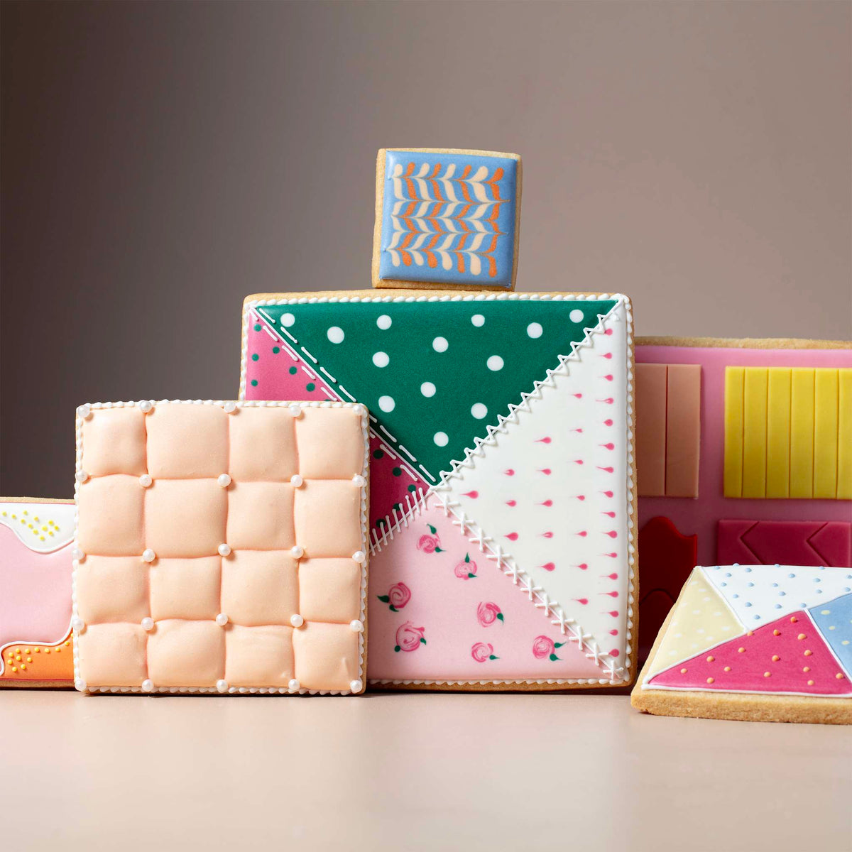 Découpoirs classiques - Ensemble de 6 Carrés