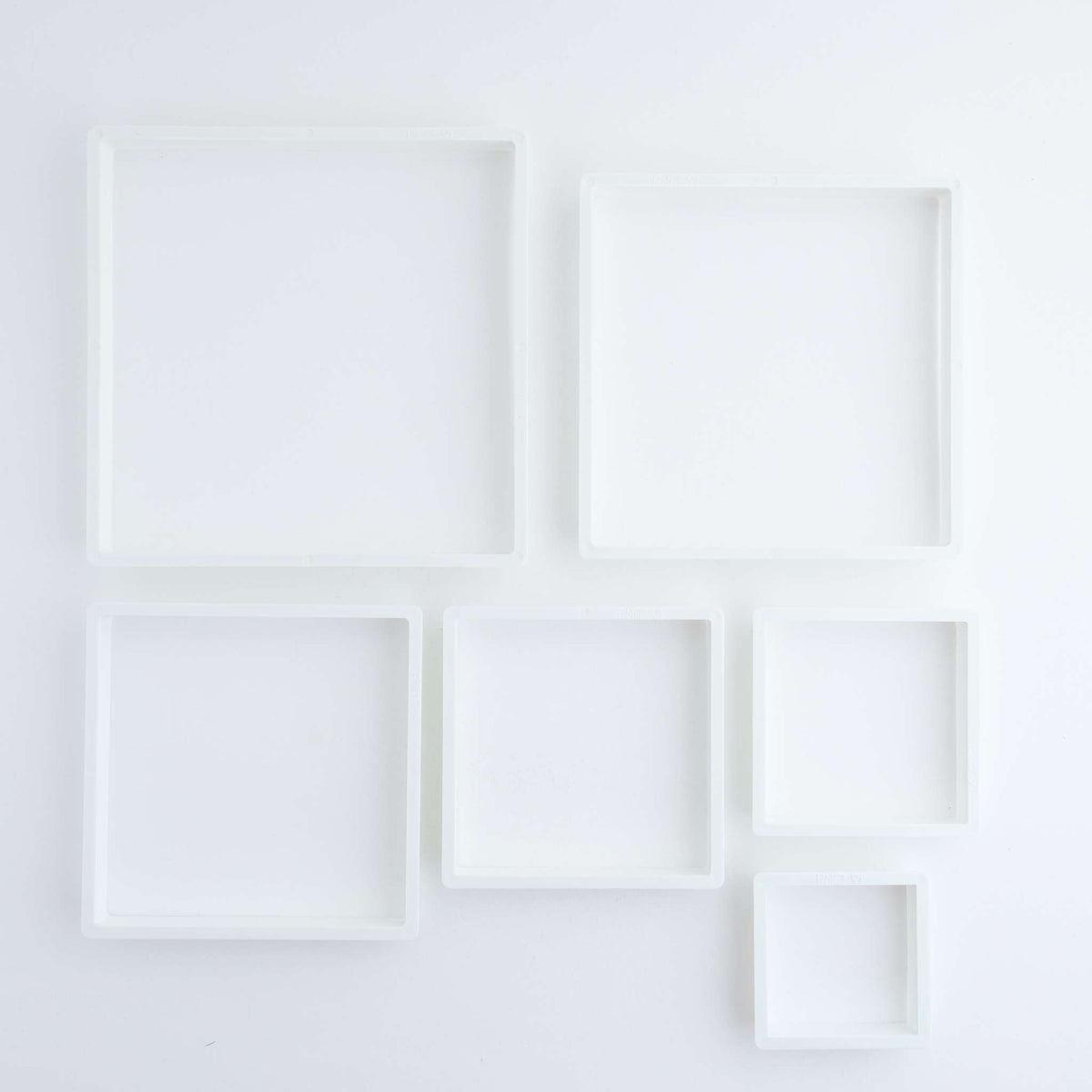 Découpoirs classiques - Ensemble de 6 Carrés