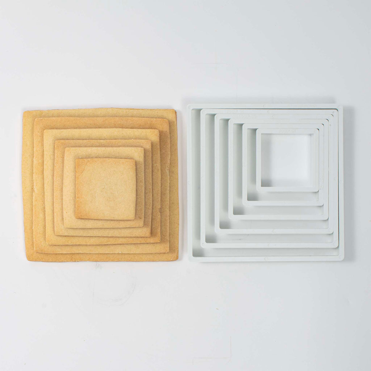Découpoirs classiques - Ensemble de 6 Carrés