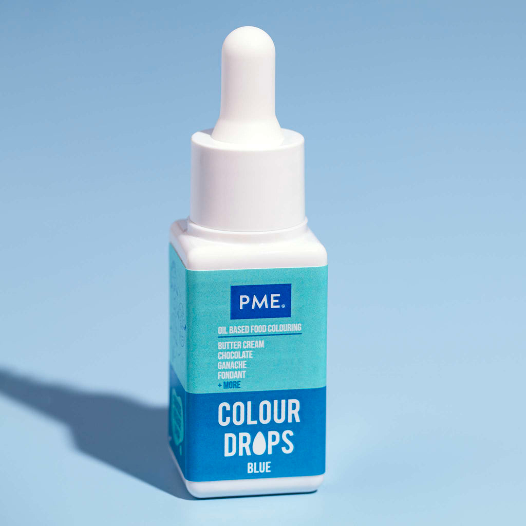 Colour Drops Blauw - Voedselkleurstof op Oliebasis (20ml)