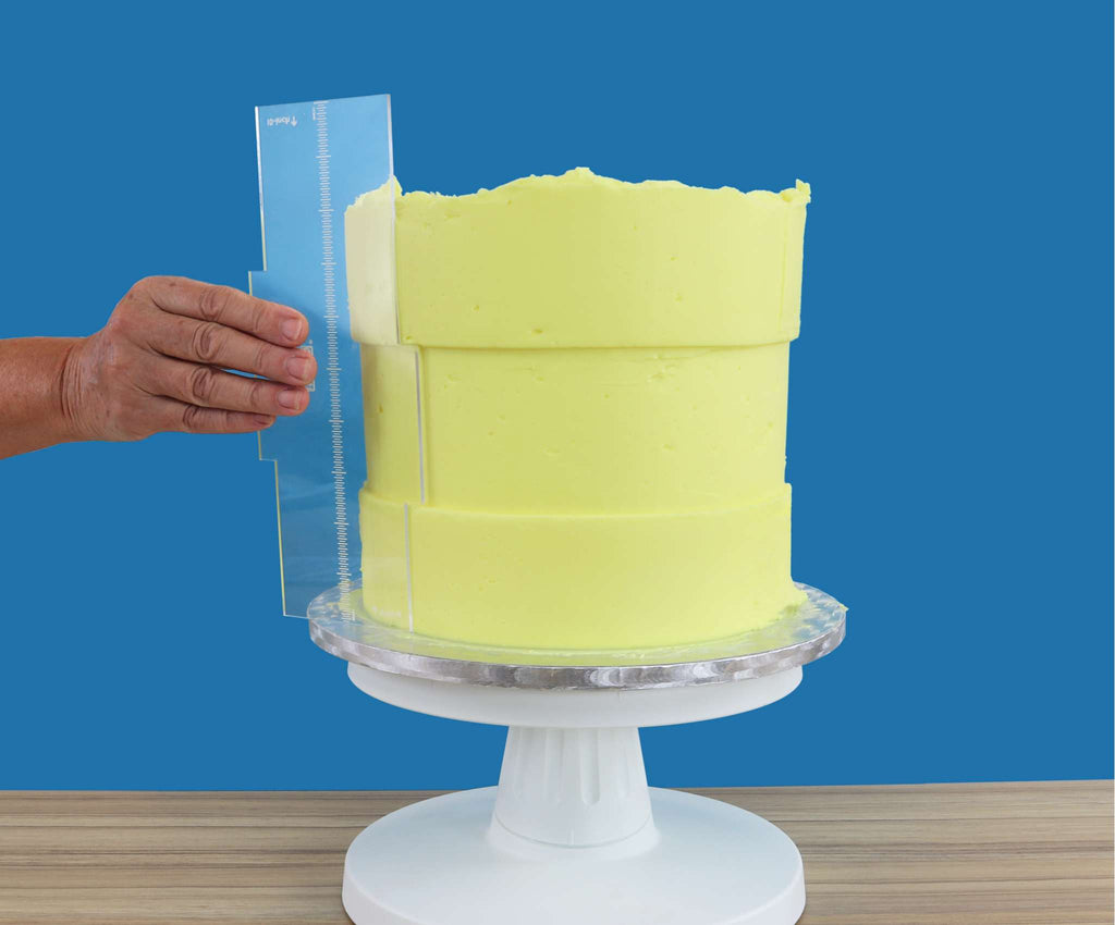 Seitenschaber - Breitengradring für 8" und 10" Kuchen (255mm / 10")