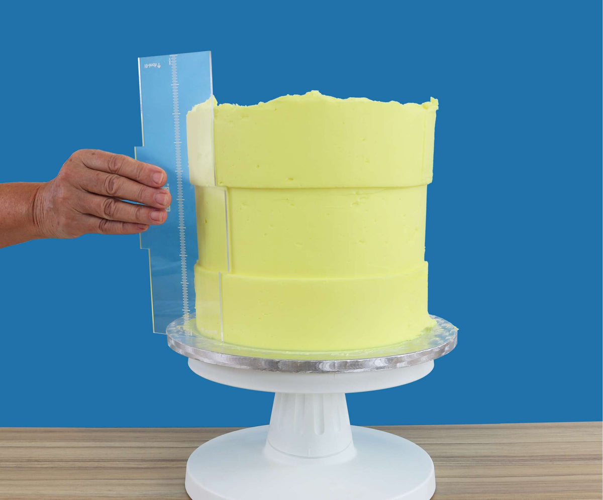 Seitenschaber - Breitengradring für 8" und 10" Kuchen (255mm / 10")