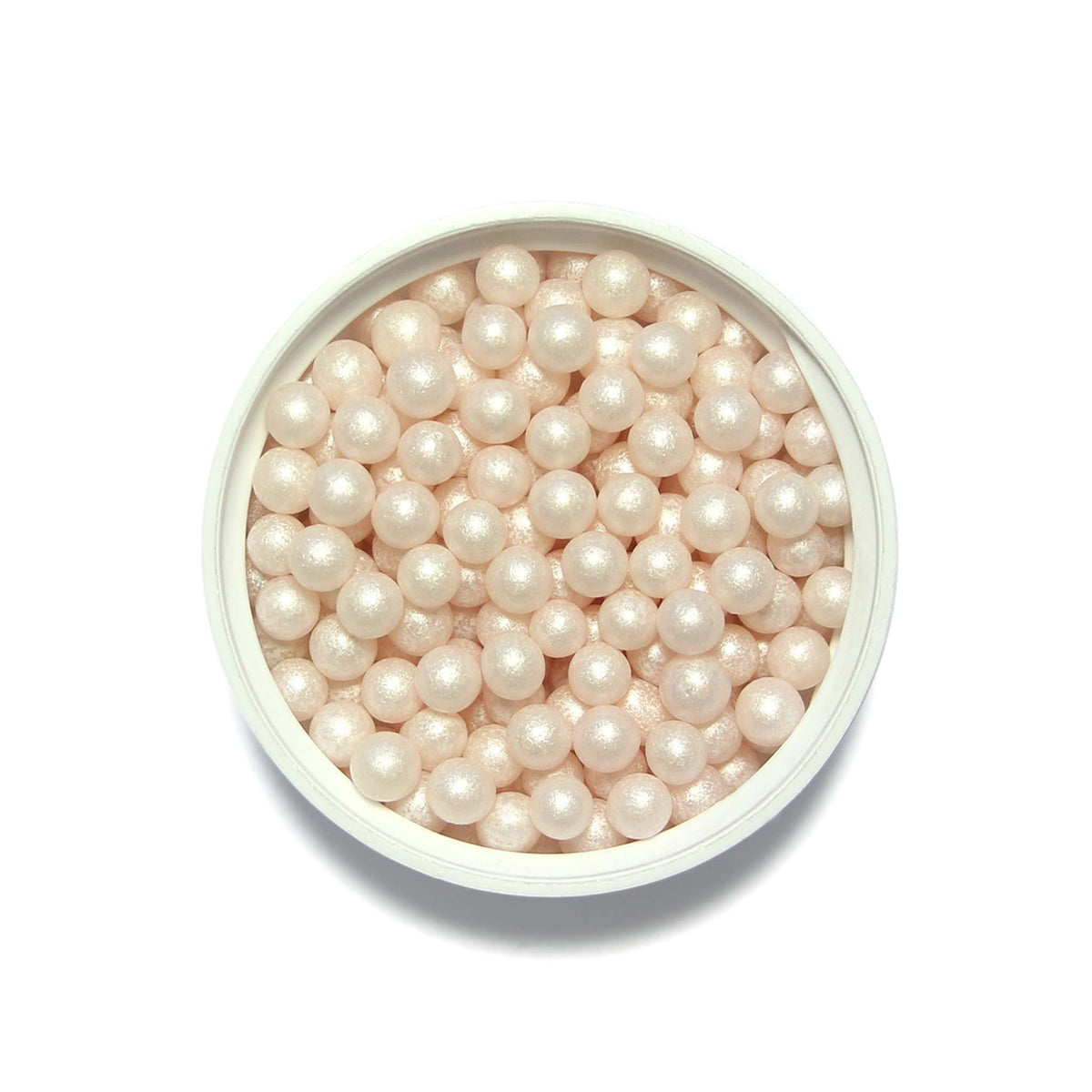 Pearlized Blush Sugar Pearls Sprinkles (100g / 3.52oz)