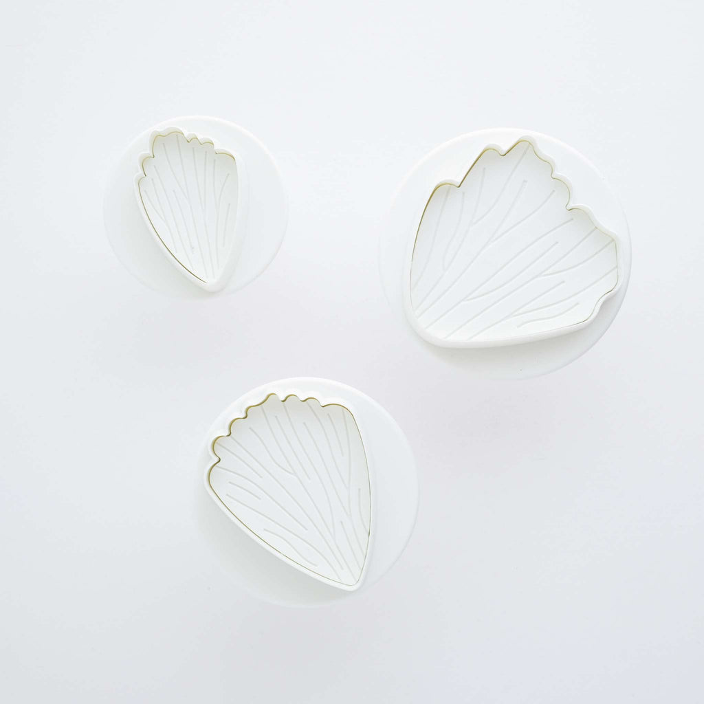 Peony Plunger Fondant Cutters Set Of 3