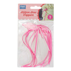 Topper con Lazo de Cinta para Tartas - Rosa (8 piezas)