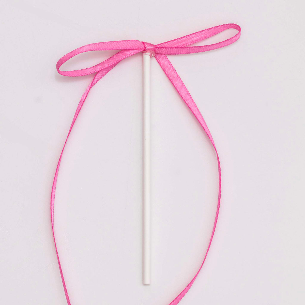 Topper con Lazo de Cinta para Tartas - Rosa (8 piezas)