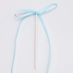 Blue Ribbon Bow Toppers Pk/8