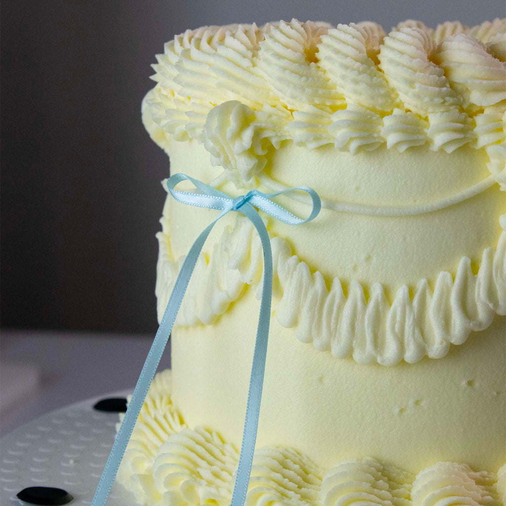 Blue Ribbon Bow Toppers Pk/8