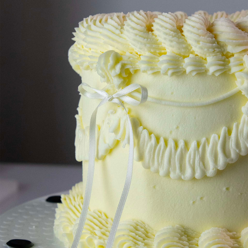Nœuds décoratifs en Topper pour Gâteau - Blanc (8 pièces)