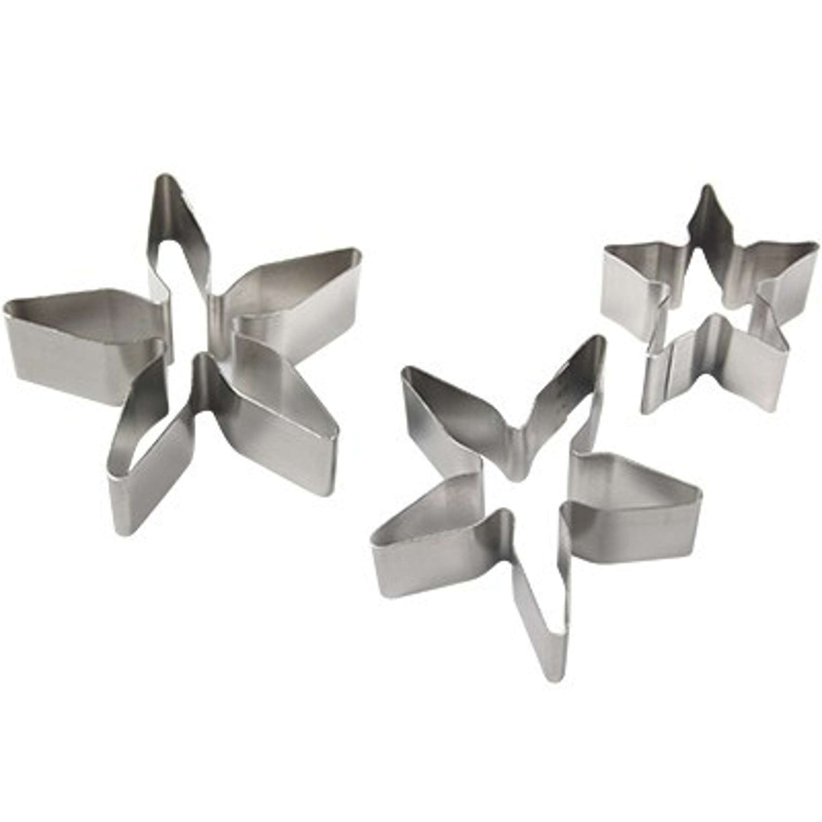 Calyx/Poinsettia Fondant Cutters Set Of 3