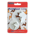 Reindeer Fondant Cutters Set Of 2