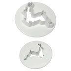 Reindeer Fondant Cutters Set Of 2