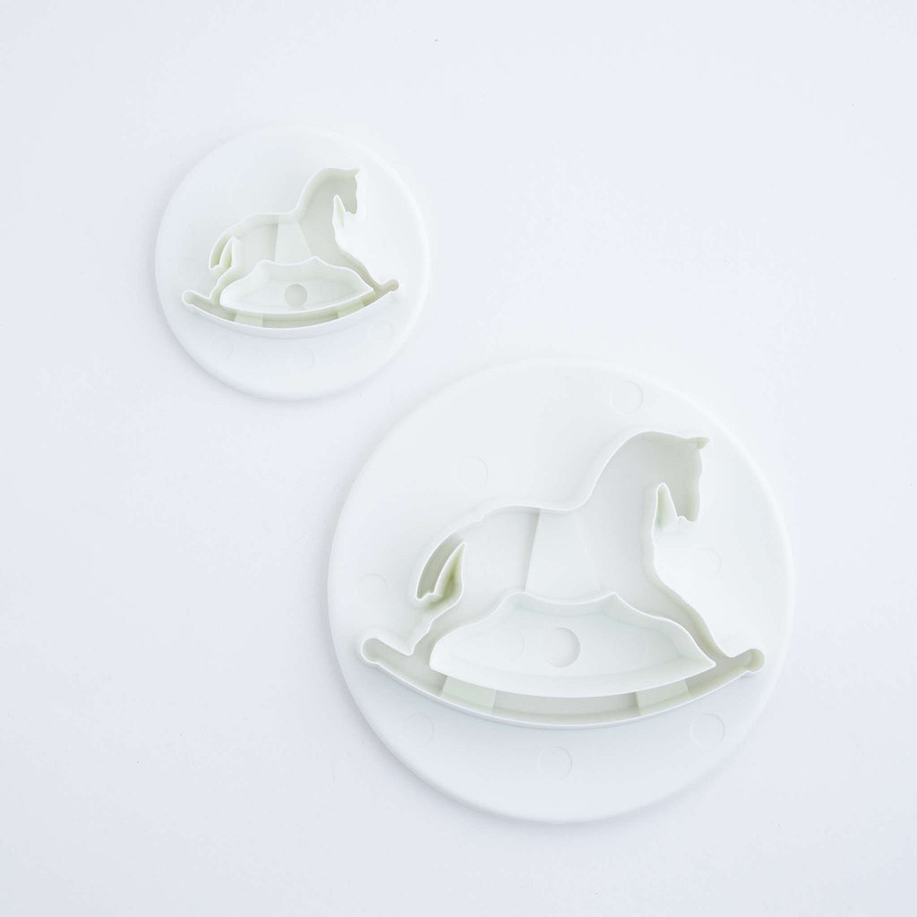 Rocking Horse Fondant Cutters Set Of 2