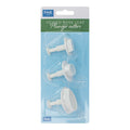 Foliage Ausstecher mit Auswerfer - Adriges Rosenblatt Set von 3