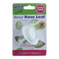 X Large Veined Rose Leaf Plunger Fondant Cutter
