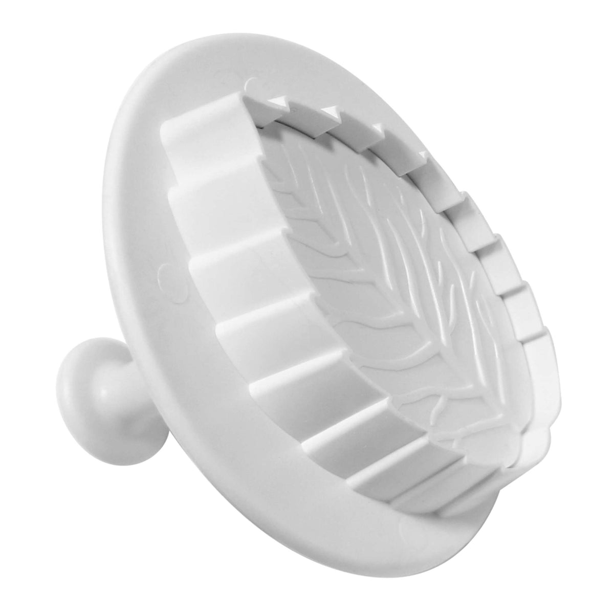XXX Large Veined Rose Leaf Plunger Fondant Cutter