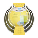 Runde Kuchenformen 12, 13, 14-Zoll x 3-Zoll Tief, Set von 3