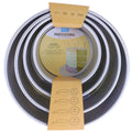 Moules à gâteaux ronds 6, 8, 10, 12 pouces x 3 pouces de profondeur, ensemble de 4