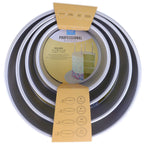 Moules à gâteaux ronds 6, 8, 10, 12 pouces x 3 pouces de profondeur, ensemble de 4