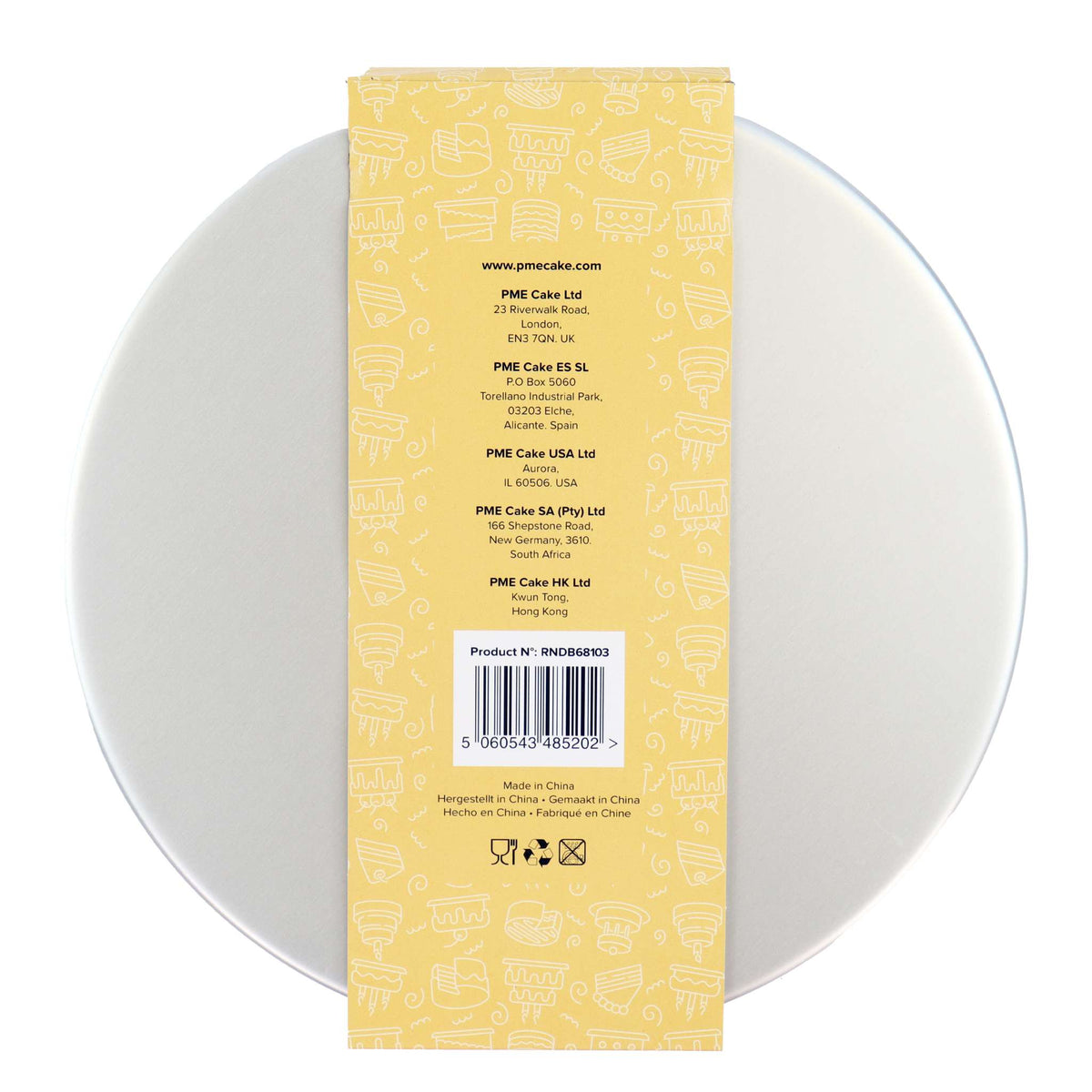 Round Aluminium Cake Tins Set Of 3 (6, 8, 10" x 3")